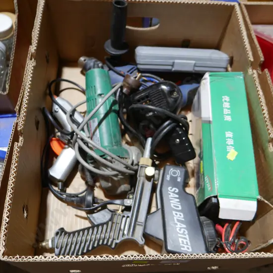 Assorted power tools etc