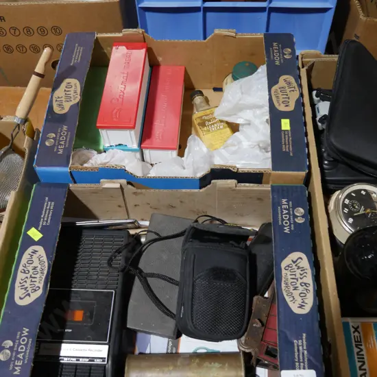 Camera, tape recorder etc