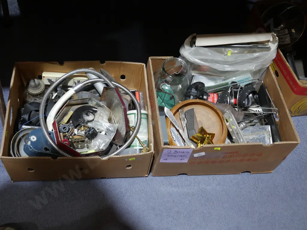 Two boxes of sundries Image 1++
