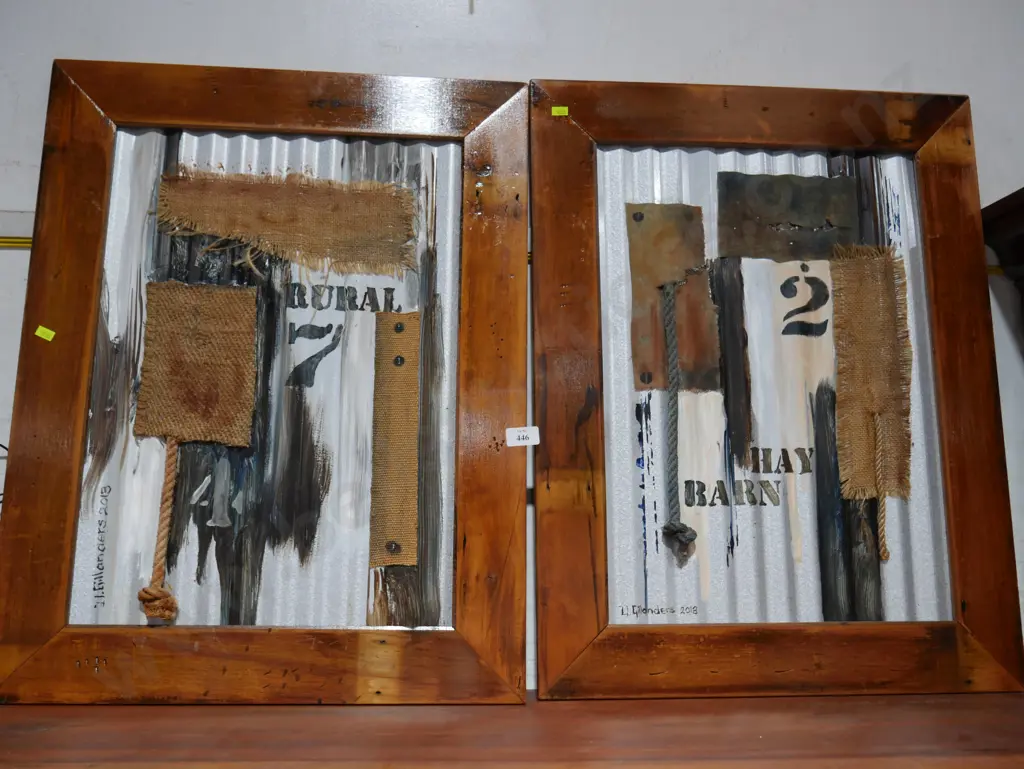 Two artworks by Gillanders Image 1++