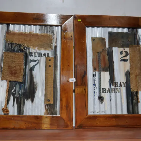 Two artworks by Gillanders