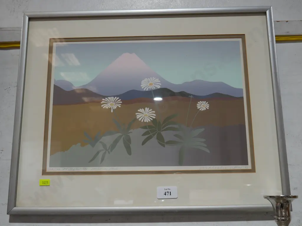 Limited edition print Mt Ngauruhoe, Malcolm Warr 83 Image 1++