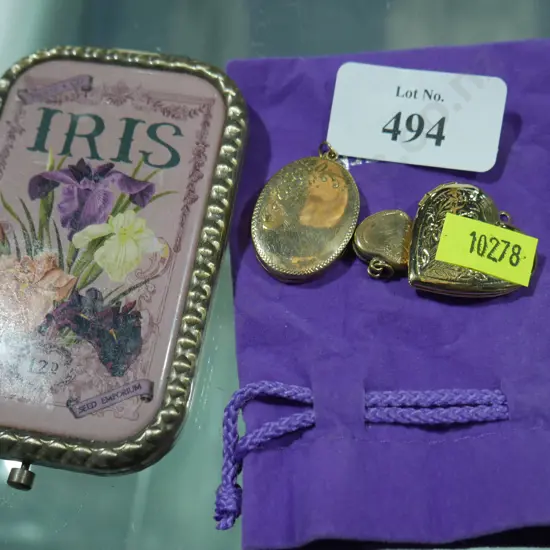 Gold lockets etc