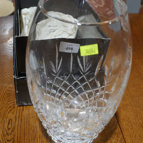 Royal Doulton crystal vase