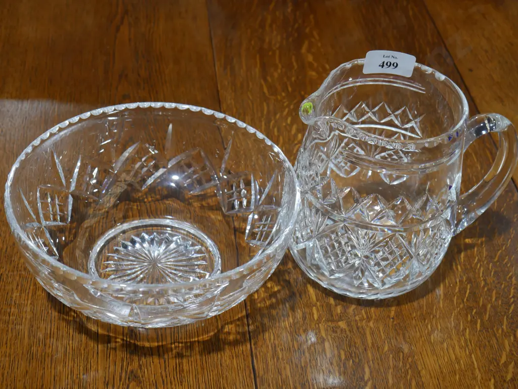 Crystal bowl and jug Image 1++
