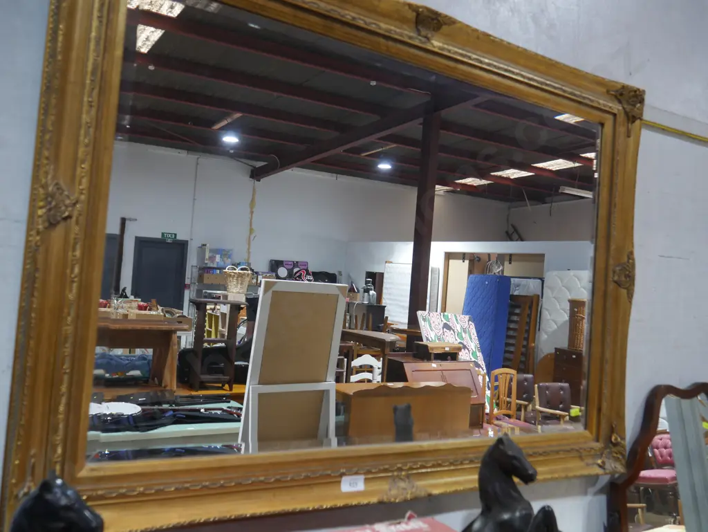 Gilt framed mirror Image 1++