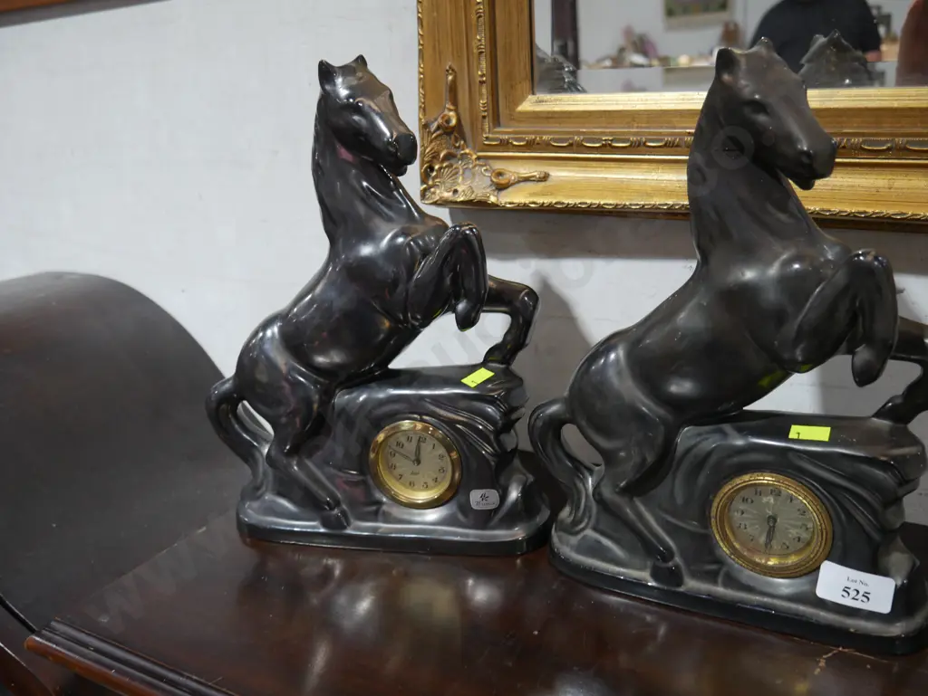 Two horse clocks Image 1++