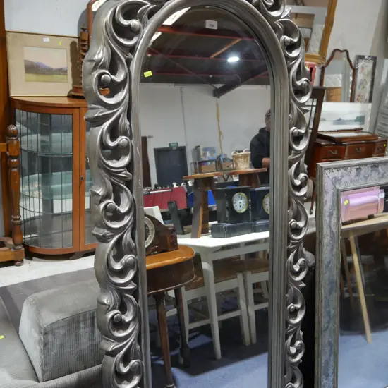 Ornate frame full length mirror