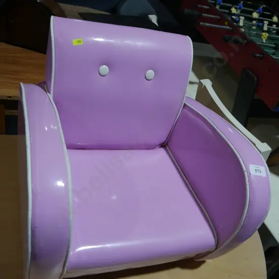 Pink child's seat