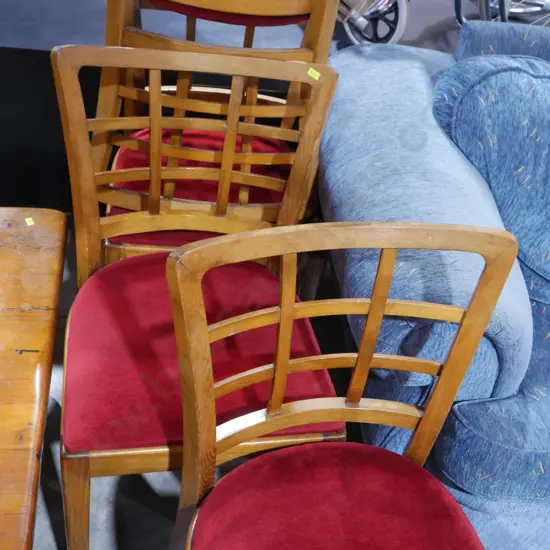 Four dining chairs