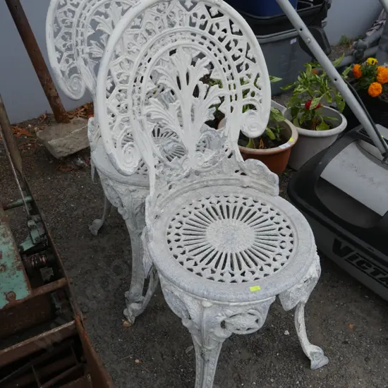 Wrought iron chairs