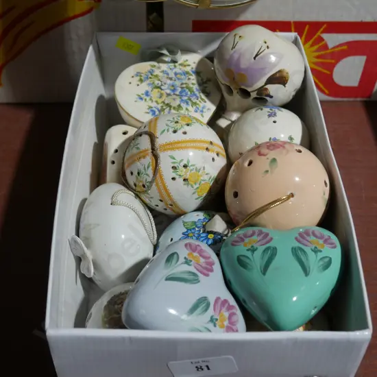 Porcelain pomander balls