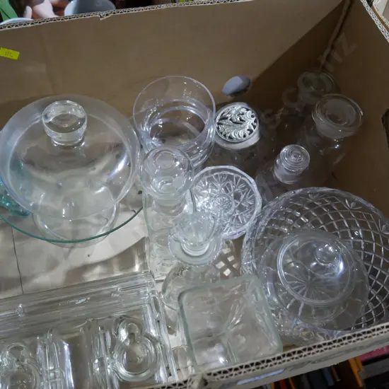 Crystal, glassware etc