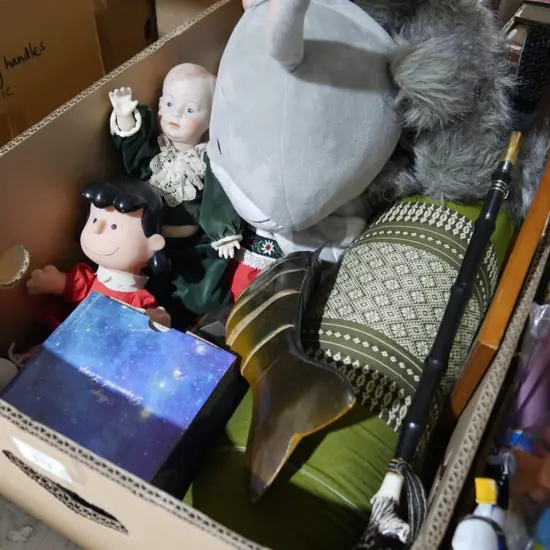 Dolls, soft toys etc