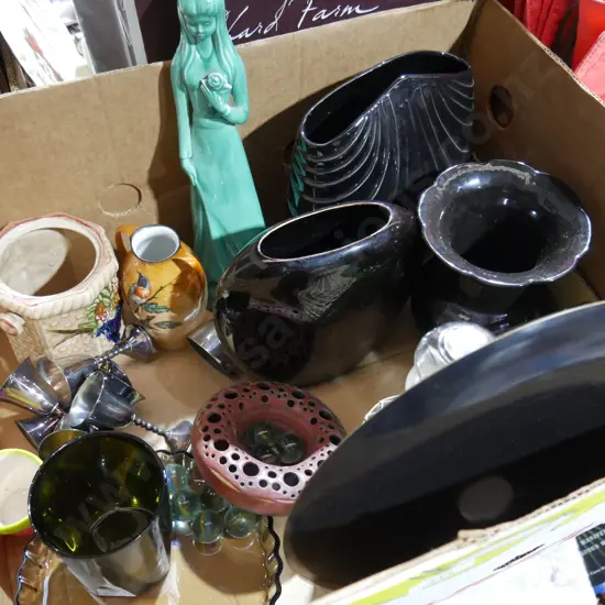 Pottery, figurines etc