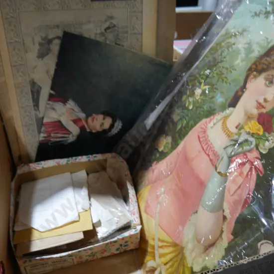 Vintage prints, stamps etc