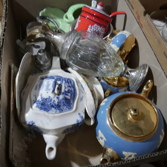 China, teapots, etc