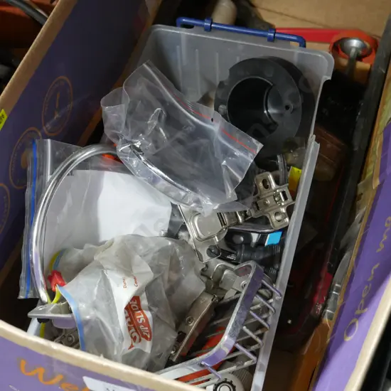 Box of tools and other sundries