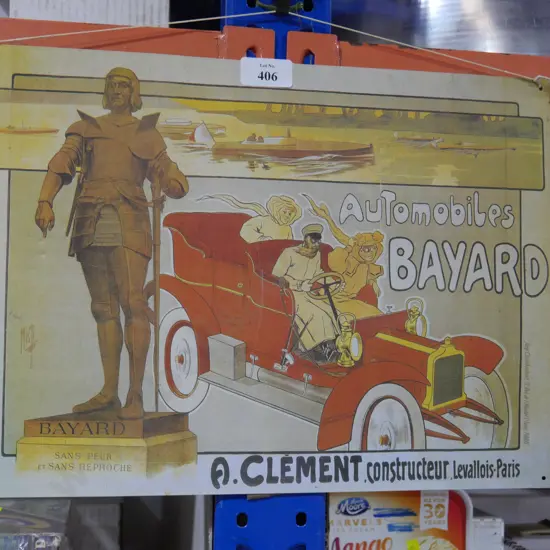 Bayard car sign