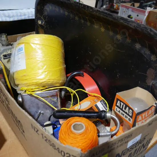 String, lightbulbs etc