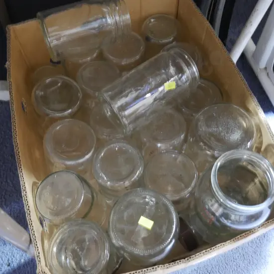 Glass jars