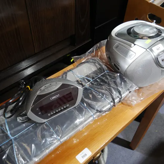 Cobolt CD player radio , alarm clock and keyboard