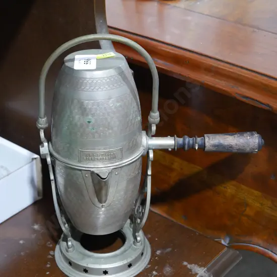 Vintage coffee carafe warmer