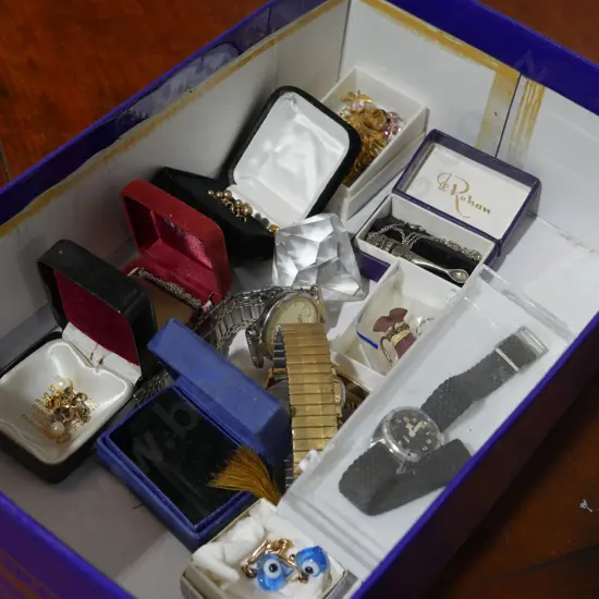 Watches, costume jewellery etc