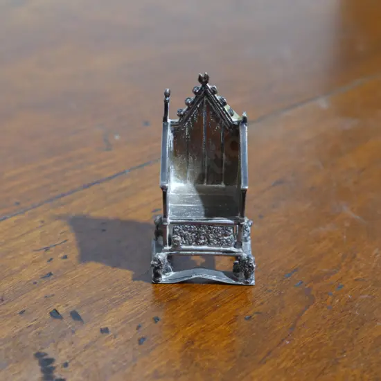 Sterling Silver throne chair