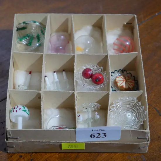 Miniature glass ornaments