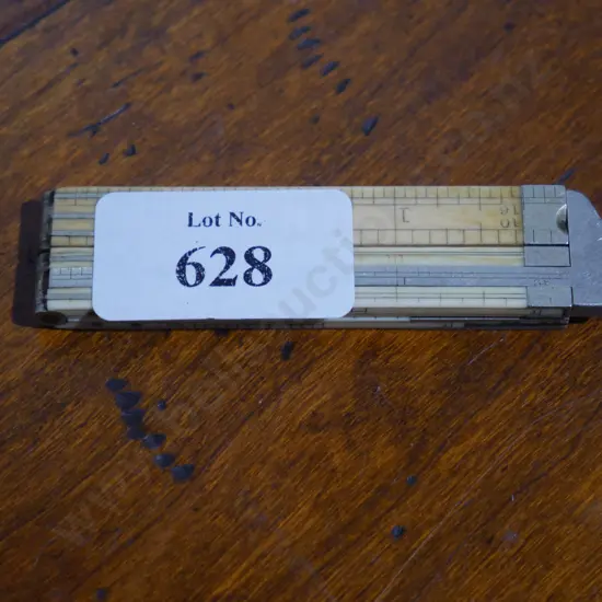 1 foot ivory ruler With gauge