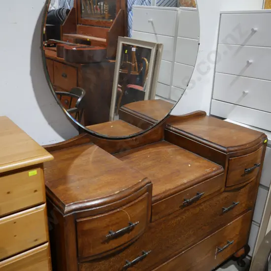 Mirror back dresser