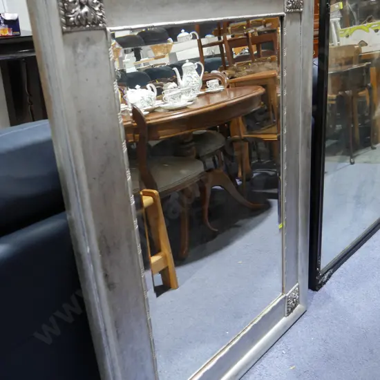 Large bevilled edge mirror