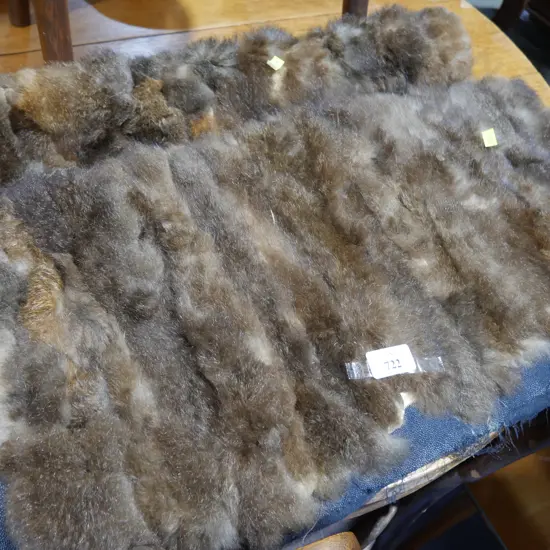2 Possum fur throws