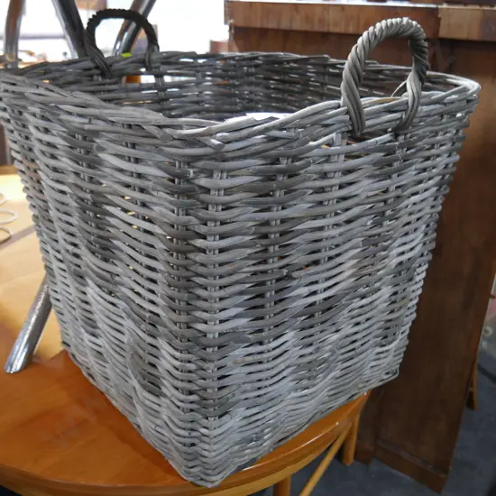 Large cane basket