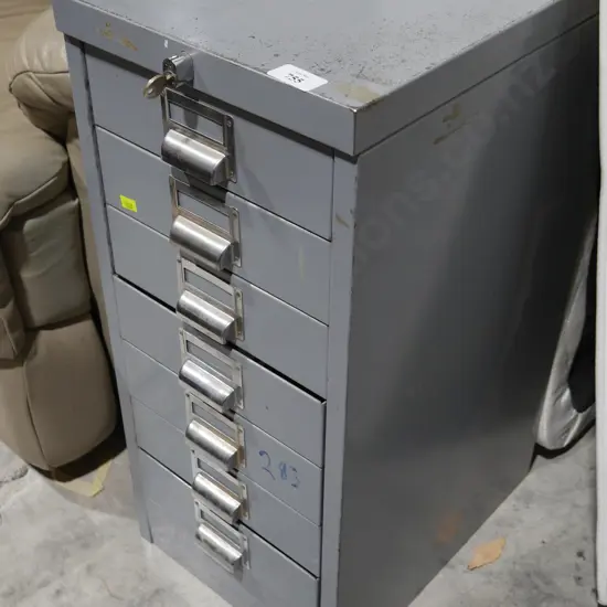 Metal filing drawers