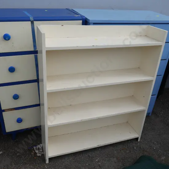 2 drawers and bookcase