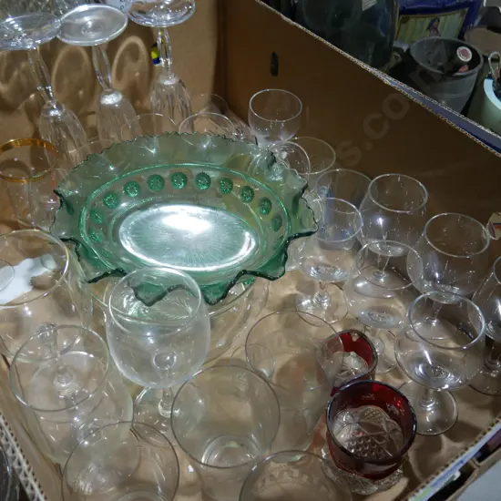 Glassware etc
