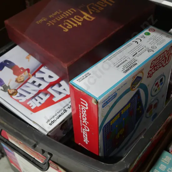 Box of board games
