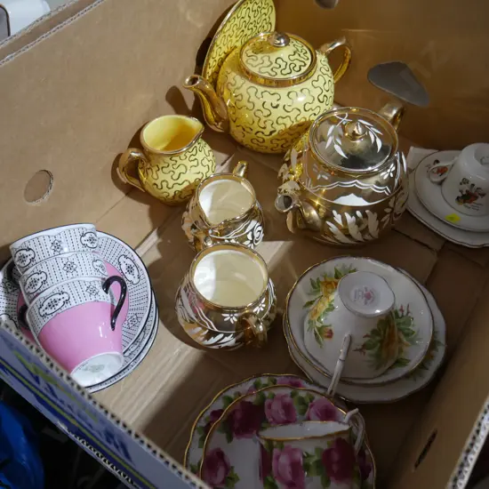 Trios, teapots etc