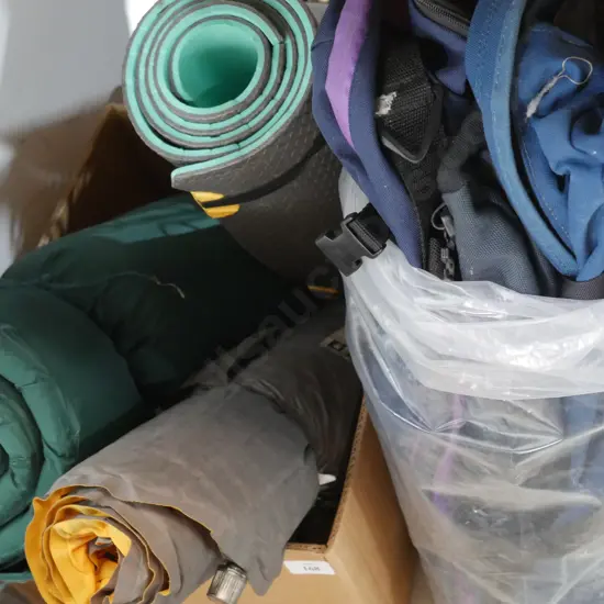 Sleeping mats, bags etc
