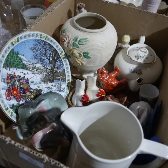 Animal ornaments etc