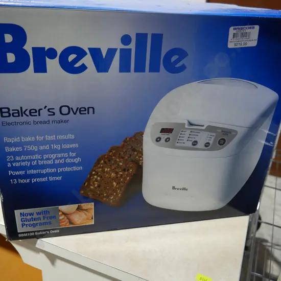 Boxed Breville bakers oven