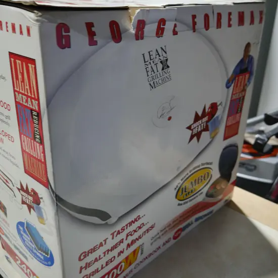 Boxed George Forman grill