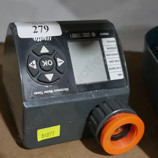 Electronic water timer