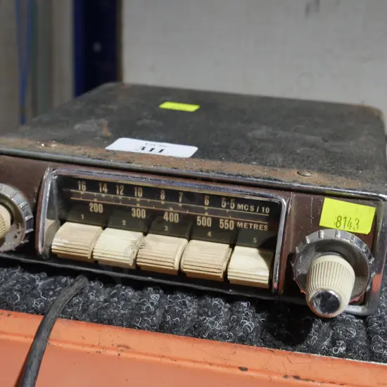 Old car radio
