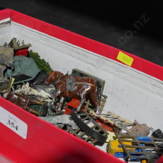 Metal farm figurines