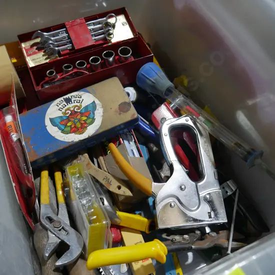 Stapler , files , chisels