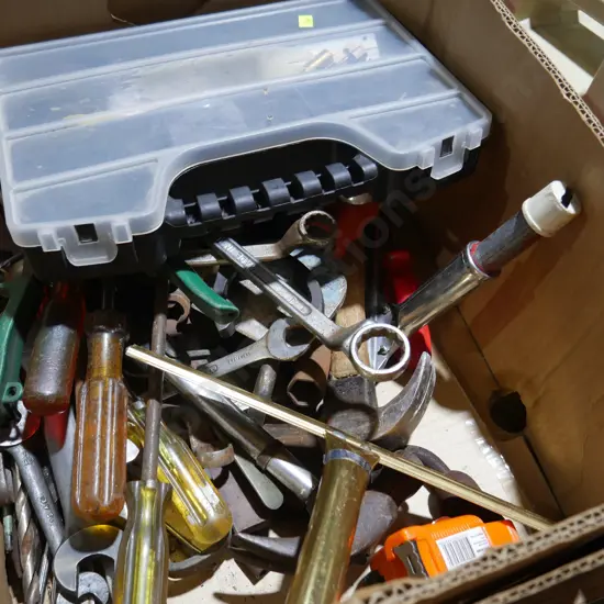 Spanners , screwdrivers , ect