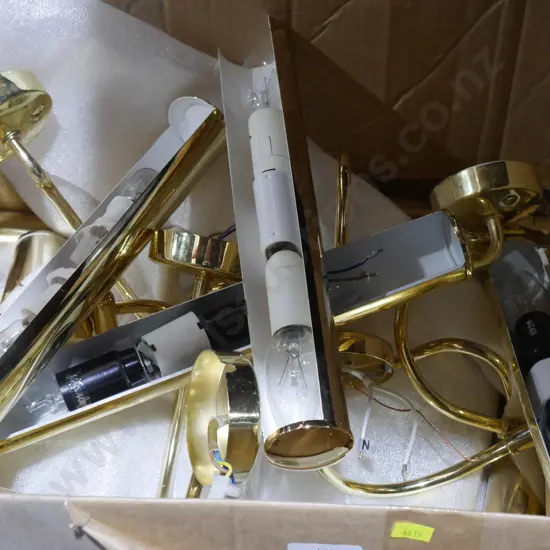 Brass light fittings